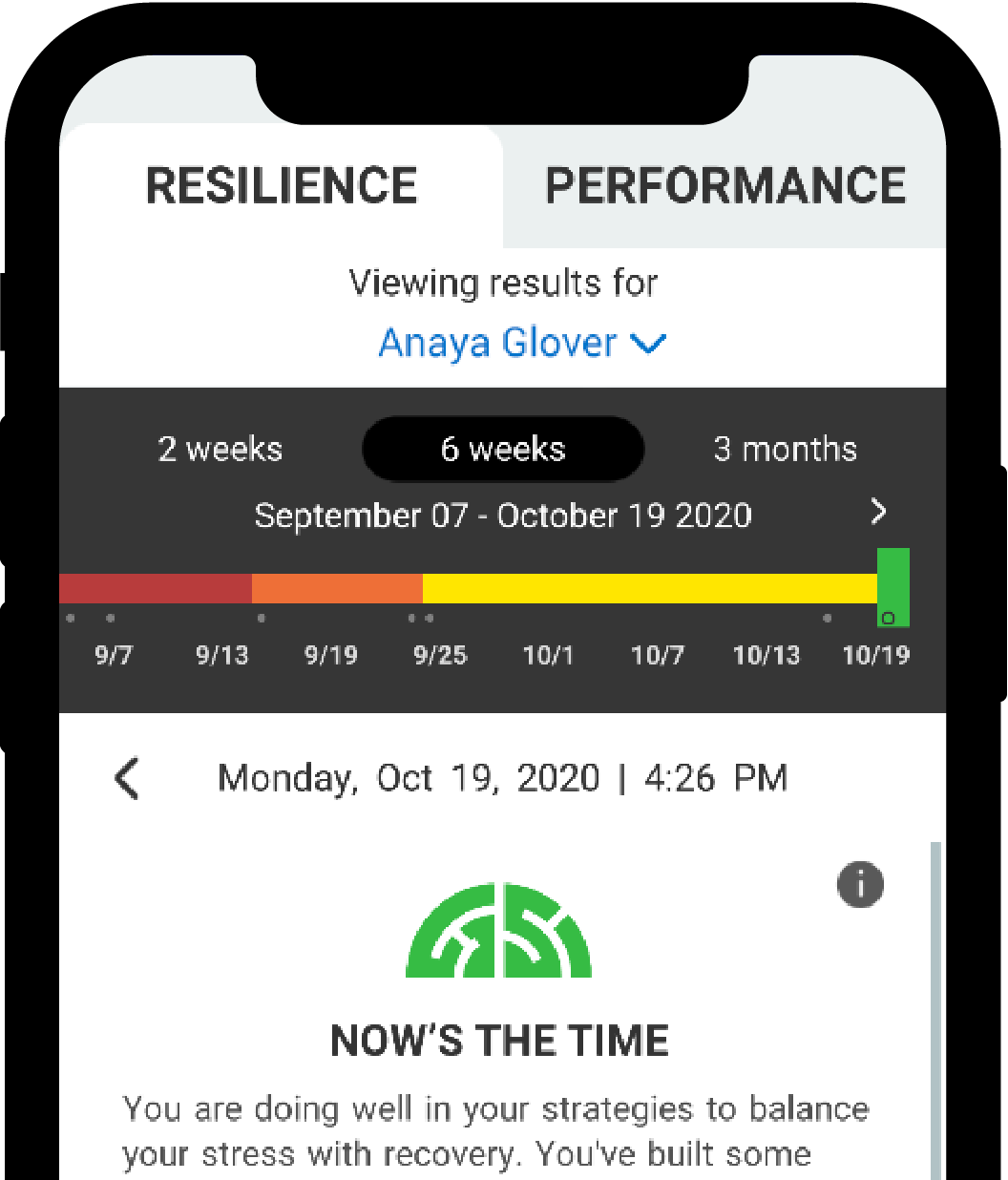 ResilienceResults_cropped iPhoneX showing sample resilience results